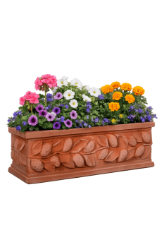 Preview: Großer Impruneta-Pflanzkasten – frostfest, handgefertigt und mediterran elegant